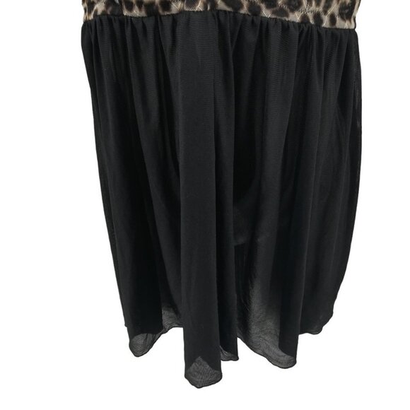 Torrid Leopard Print Underwire Sheer Nightie Negligee Size 2 Lingerie Strappy - Picture 6 of 16